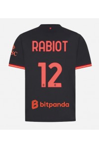 AC Milan Adrien Rabiot #12 Jalkapallovaatteet Kolmaspaita 2026-27 Lyhythihainen